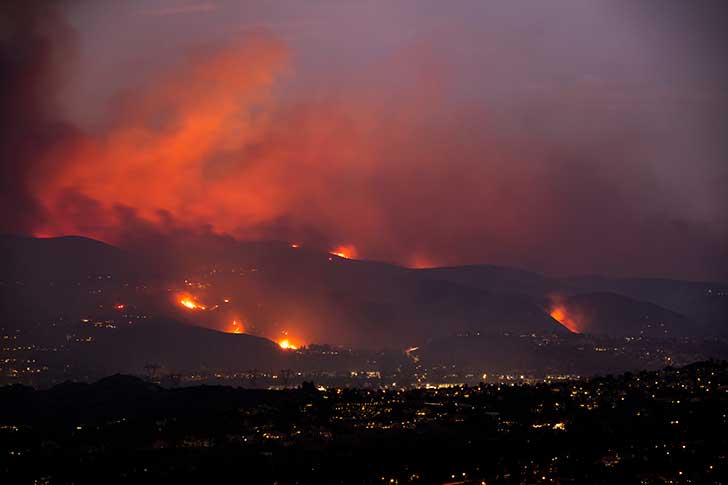 Ouragan de feu  Los Angeles